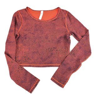 New with Tags Women's Lululemon Wunder Train Cropped LS LW3EMFS